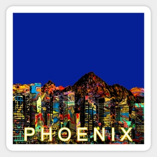 Phoenix in graffiti Sticker